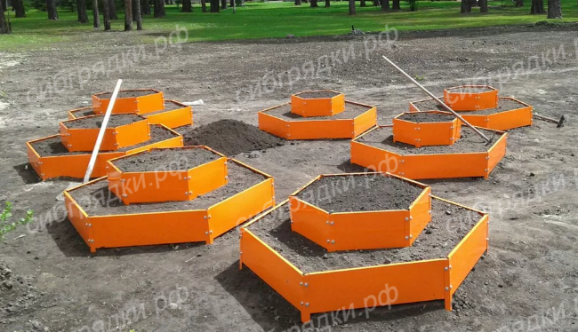 Клумба "Сота" 500 в Новосибирске