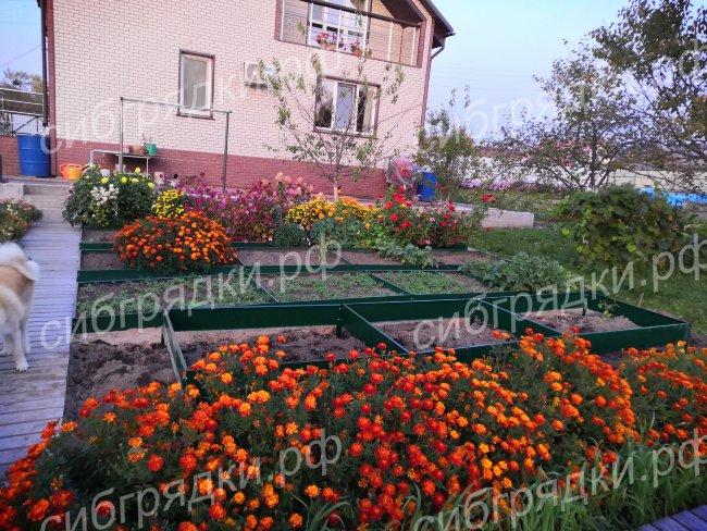 Грядки с односторонним покрытием 15 см в Новосибирске Грядки с односторонним покрытием 15 см в Новосибирске