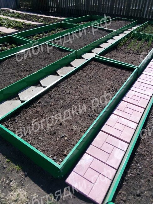 Грядки с односторонним покрытием 15 см в Новосибирске Грядки с односторонним покрытием 15 см в Новосибирске